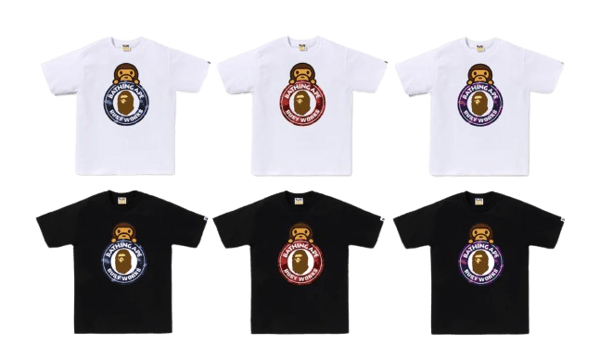 COLOR CAMO MILO ON BUSY WORKS TEE